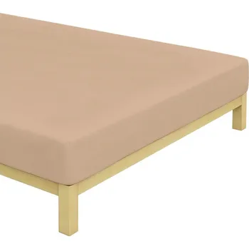 Bytový textil TipTrade s.r.o. Froté prostěradlo Světle Hnědé 180x200cm AKCE (nové, rozbalené) Velikost: 180x200cm