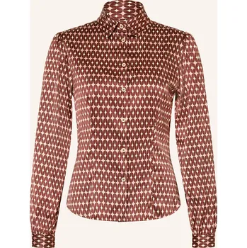 Dámská halenka Robert Friedman Dámská Košilová Halenka Isan Ze Saténu, tmavě...