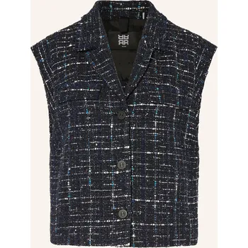 Riani Dámská Blejzrová Vesta Z Tvídu S Třpytivou Přízí, tmavě...