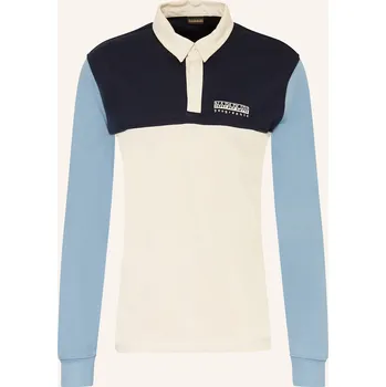 Pánská košile Napapijri Pánské Rugbyové Tričko E-Mont, režná / modrá /...