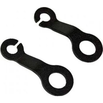 Osvětlení pro motocykl HSM Držák blinkru na motorku, černý, až M8, na tlumič