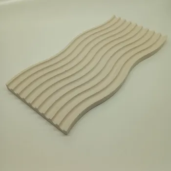 Váza LUKA Podtácek s vlnitým vzorem Barva: smetanová