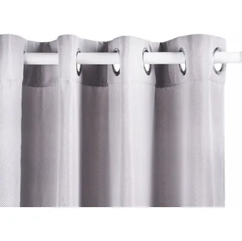 Obraz Závěs 140x260 cm na kroužky béžový INACH