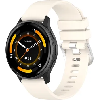 Ostatní příslušenství k chytrým hodinkám VSECHNONAMOBIL 76929 RUBBER Vyměnitelný řemínek pro Garmin Venu 3 / Venu 4 45mm béžový