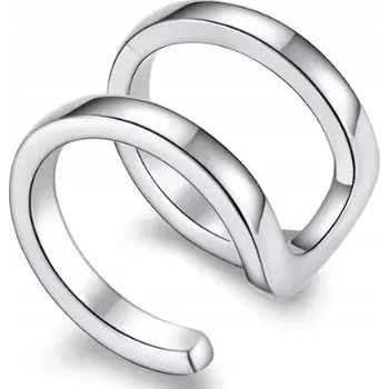 Náušnice Klasické stříbrné Náušnice klips stříbro 925