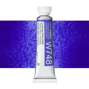 Vodová barva Akvarelová barva Holbein 5 ml - Luminous Blue Violet