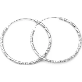 Náušnice AGATO Jemné kruhové náušnice AGUC644 Průměr: 25 mm (1,84 g )