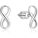 AGATO Stříbrné náušnice nekonečno AGUP1424S
