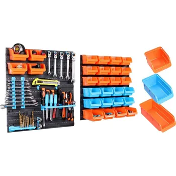 Nástěnný organizér na nářadí a šroubů ve 2 typech