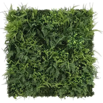 umělá květina Umělá živá zelená stěna ASPLENIUM - nehořlavost B, 100 x 100cm