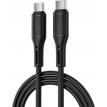 Datový kabel Kabel WIWU USB typ C – USB typ C 1 m bezbarvý