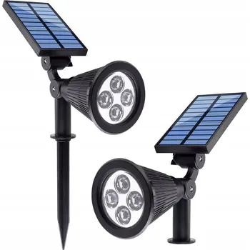 Venkovní osvětlení Solární lampa zapichovací lampa SuperLED černá 39,5 cm 1 ks