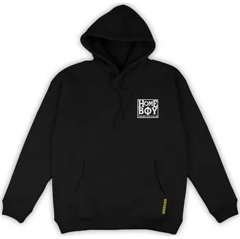Pánská mikina HOMEBOY mikina - Old School Hood Black (BLACK-10) velikost: XS