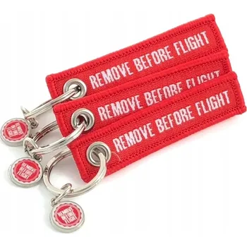 autokoberec Klíčenka mini REMOVE BEFORE FLIGHT 3 kusy