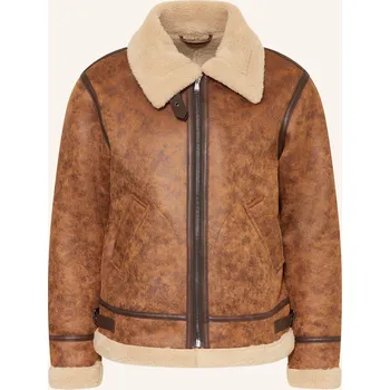 Joop! Jeans Pánská Bunda S Umělou Kožešinou, koňaková, 50