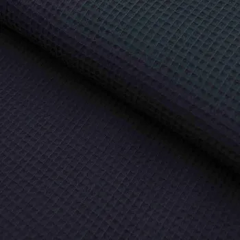 Bavlna Vafle Organic - Černá