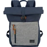 Městský batoh Travelite Basics Roll-up Backpack Navy/Grey