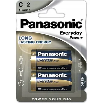 Článková baterie Panasonic  Everyday Power C Alkaline LR14EPS/2BP 2 ks