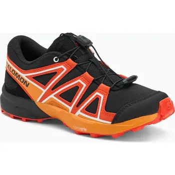 Dětská sportovní obuv Dětské trekingové boty Salomon Speedcross black/cherry tomato/turmeric