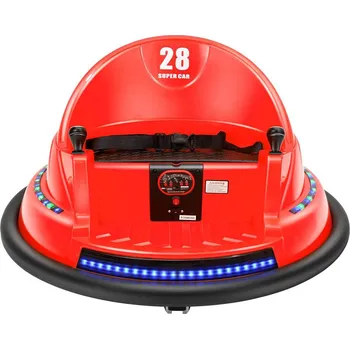 Dětské elektrovozidlo Dětský elektrický dodgem, 6V, s baterií, dálkové ovládání, červený