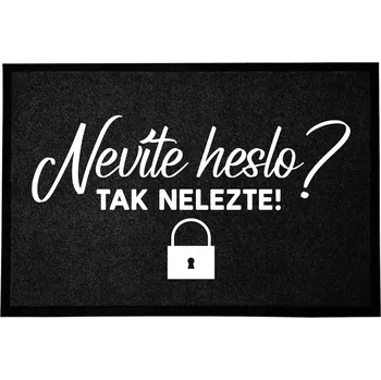 Obraz Wycieraczka Czarna To Musi Być To Miejsce Super Dárek Vtipné 60x40 cm