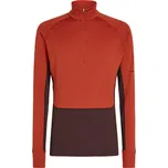 Pánská funkční mikina Icebreaker ZoneKnit™ 260 LS Half Zip Velikost: L / Barva: oranžová