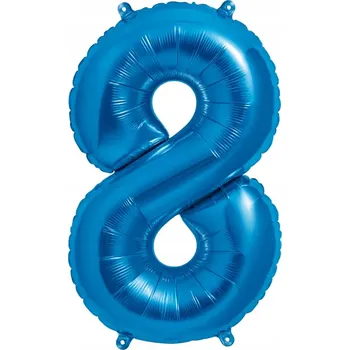 Balónek Fóliový balónek ČÍSLICE 8 Modrý 100 cm
