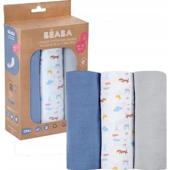 látková plena Beaba mušelínové pleny 3 ks