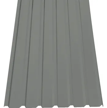 Střešní krytina Satjam Trapezový plech SAT 18 NP polyester 0,5 stříbrná RAL9006