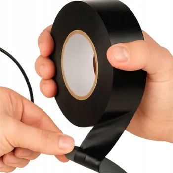 Izolační páska IZOLAČNÍ PÁSKA ODOLNÁ ČERNÁ SAMOLEPICÍ ELEKTRICKÁ 10 M SILNÁ