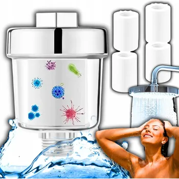 Filtrace vody FILTR NA VODU NA BATERIE SPRCHOVÝ NÁSTAVNÝ + AŽ 4 FILTRAČNÍ VLOŽKY