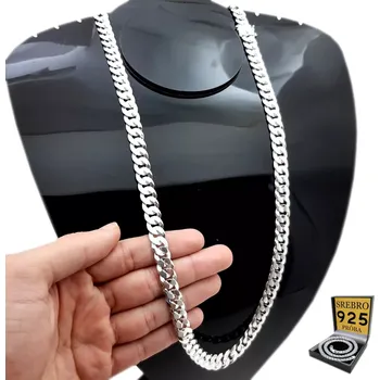 Řetízek Řetízek pánský stříbrný pancr 50 cm 8 mm ryzost 925