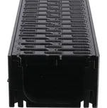 Žlab odvodňovací ACO HexaLine délka 1,0 m, včetně plastového protiskluzného roštu Microgrip