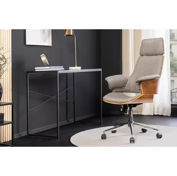 Kancelářská židle Manhattan Grey (Designová kancelářská židle na kolečkách šedá.)