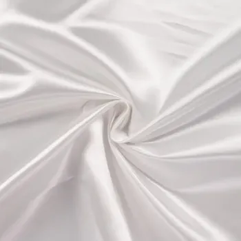 Satén Delia - Bílá