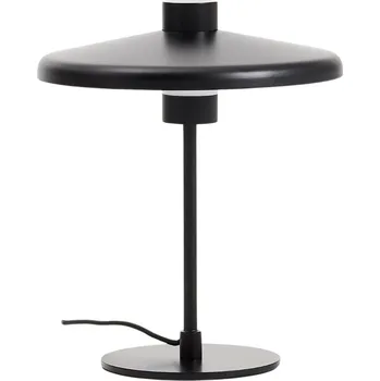 Lampička Kave Home Černá kovová stolní lampa Nuvira