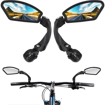 Horské kolo Interlook Univerzální sada zrcátek na řídítka | Otočná zrcátka na kolo | Zpětná zrcátka skútru | HSJ-210