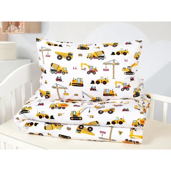 Povlečení Dětské ložní povlečení bavlněné Stanex jeřáb (LS395), 135 x 90 + 40 x 60, Zip