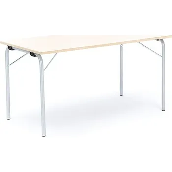 Jídelní stůl Skládací stůl NICKE, 1400x700x720 mm, pozinkovaný rám, lamino bříza