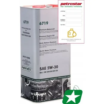 Motorový olej Motorový olej Fanfaro 5 l 5W-30