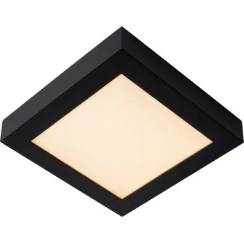 Lucide BRICE-LED stropní svítidlo - stmívatelné - 22W - IP44 - černé