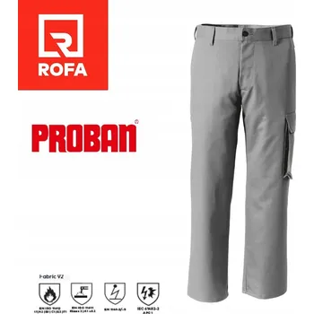 Pracovní obuv SVÁŘEČSKÉ PRACOVNÍ KALHOTY ROFA PROBAN 092518 ŠEDÉ VEL.44