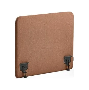 Paraván Stolový paraván ZONE, černé svorky, 800X650x36 mm, potah Rivet, měděná