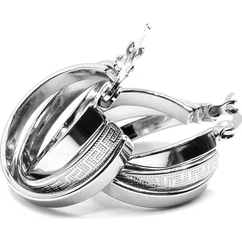 Náušnice Steel Jewelry Náušnice KRUHY Chirurgická ocel NS250141 dárkové balení zdarma