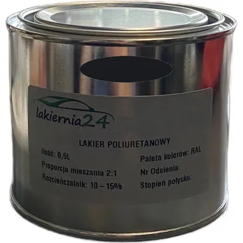 Lak na dřevo Barva Polyuretanová barva, polyuretanový lak matný 0,5l 2:1 RAL 9017