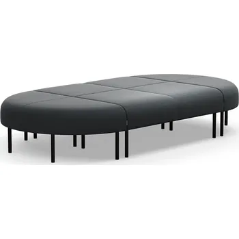 Pohovka Lavice VARIETY, 8místná, potahová látka Pod CS, antracitová