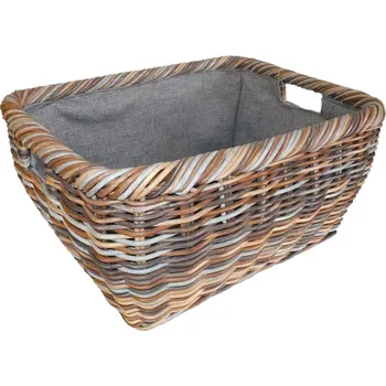 Koš na dřevo ratanový 55x40 cm