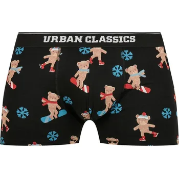 Boxerky Urban Classics Organické boxerky s vánočním motivem 3 ks v balení Barva: boxerky-UC-2, Velikost: 4XL