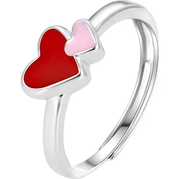 Prsten AGATO Dětský stříbrný prsten se srdíčky AGT-RD01