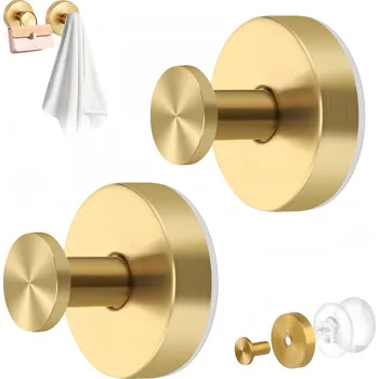 Věšák Samolepicí háček HUILIAN, zlatý